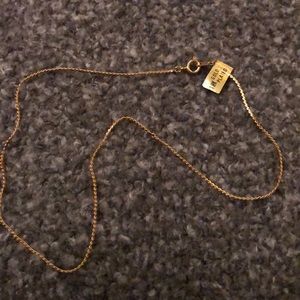 Vintage Delicate 18k Gold Choker Chain